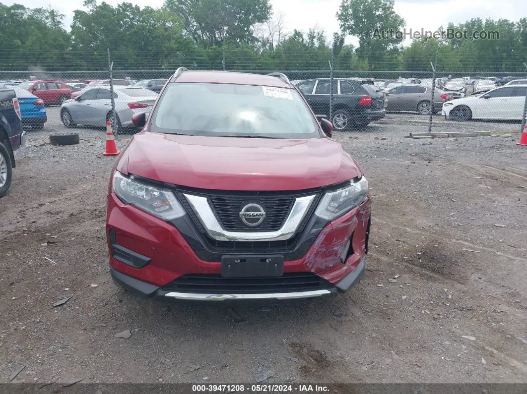 2018 Nissan Rogue Sv Burgundy vin: 5N1AT2MV4JC804505