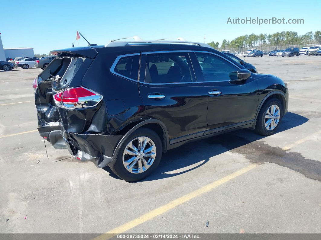 2016 Nissan Rogue Sv Black vin: 5N1AT2MV5GC771636