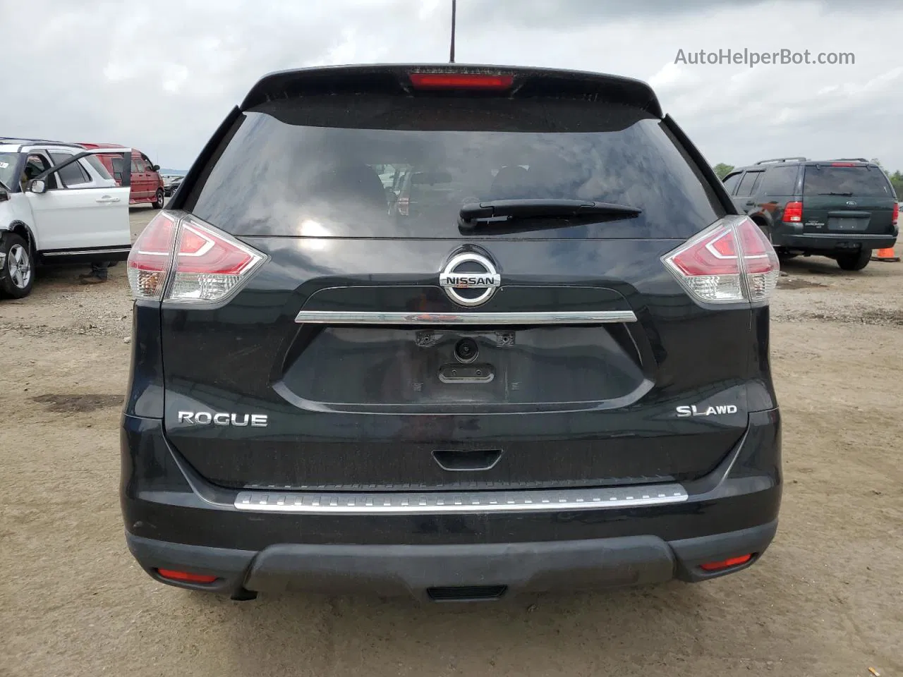 2016 Nissan Rogue S Black vin: 5N1AT2MV5GC806692