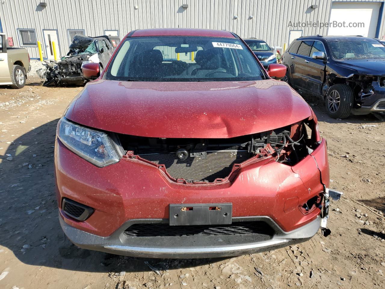 2016 Nissan Rogue S Red vin: 5N1AT2MV5GC841250