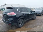 2016 Nissan Rogue Sl Black vin: 5N1AT2MV5GC922796