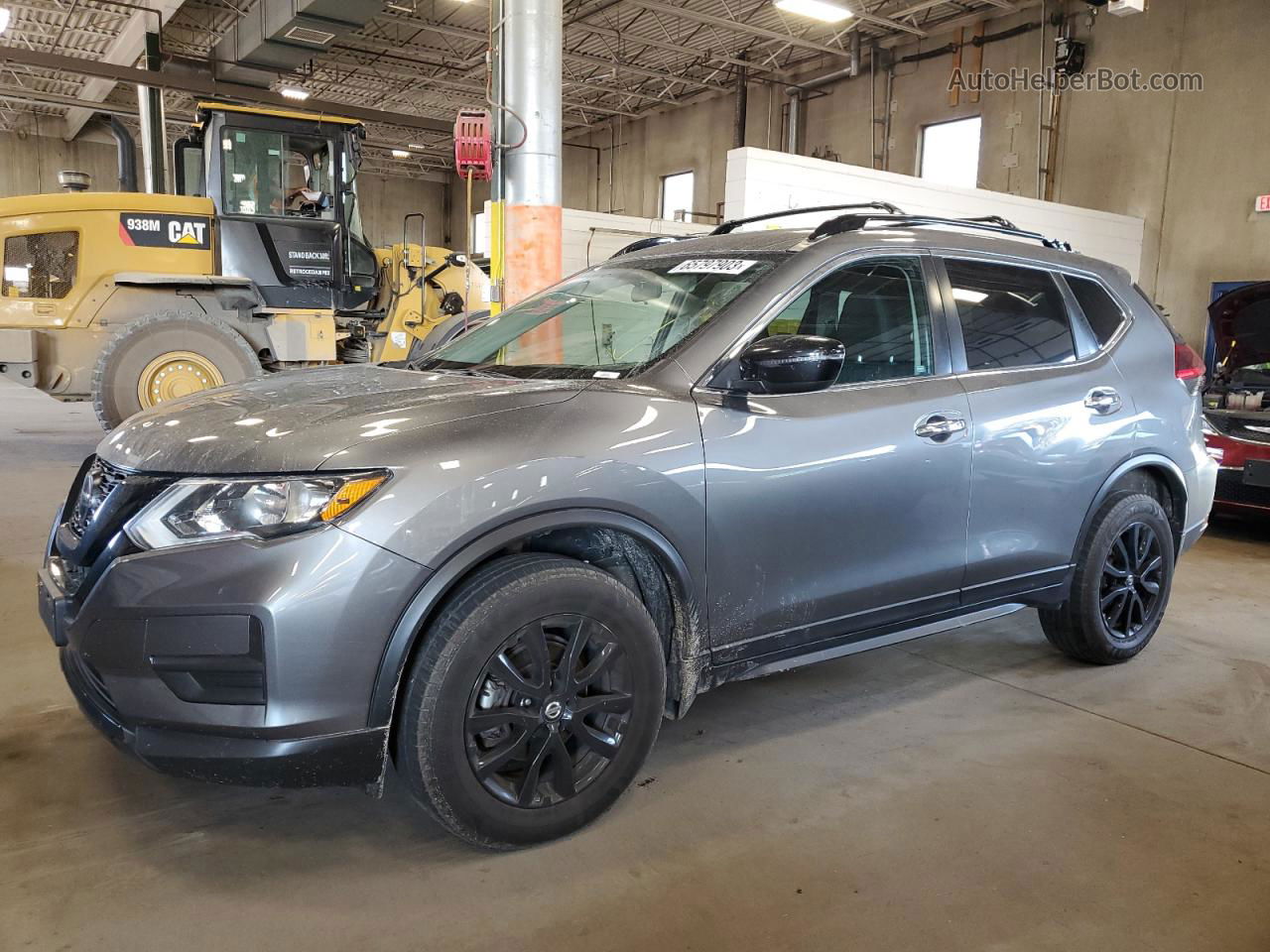 2018 Nissan Rogue S Gray vin: 5N1AT2MV5JC724291