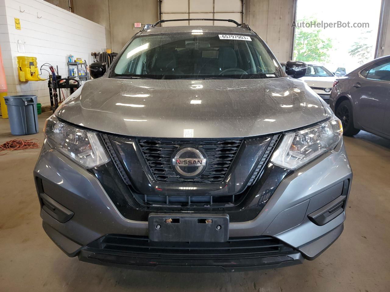 2018 Nissan Rogue S Gray vin: 5N1AT2MV5JC724291