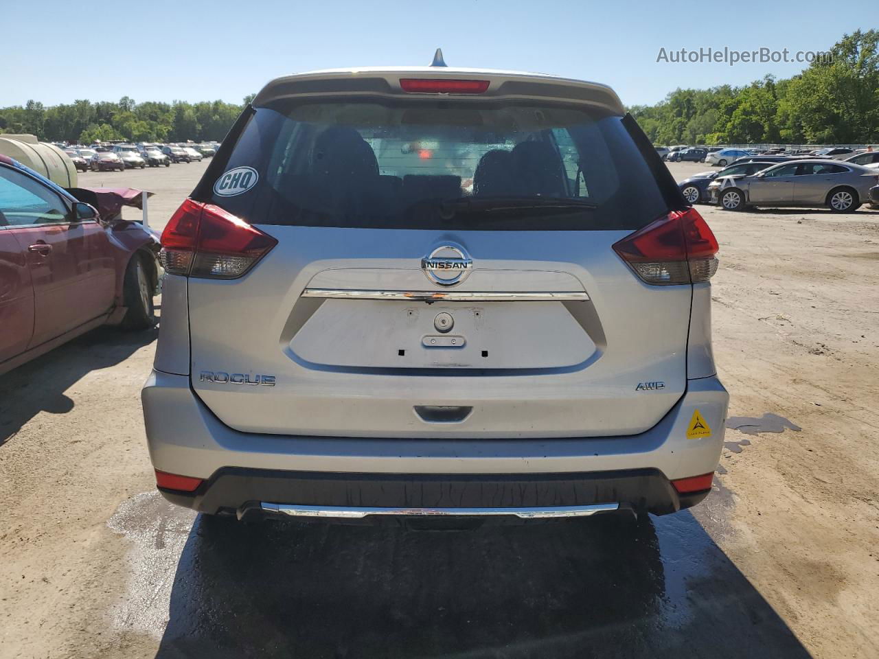 2018 Nissan Rogue S Silver vin: 5N1AT2MV5JC735369