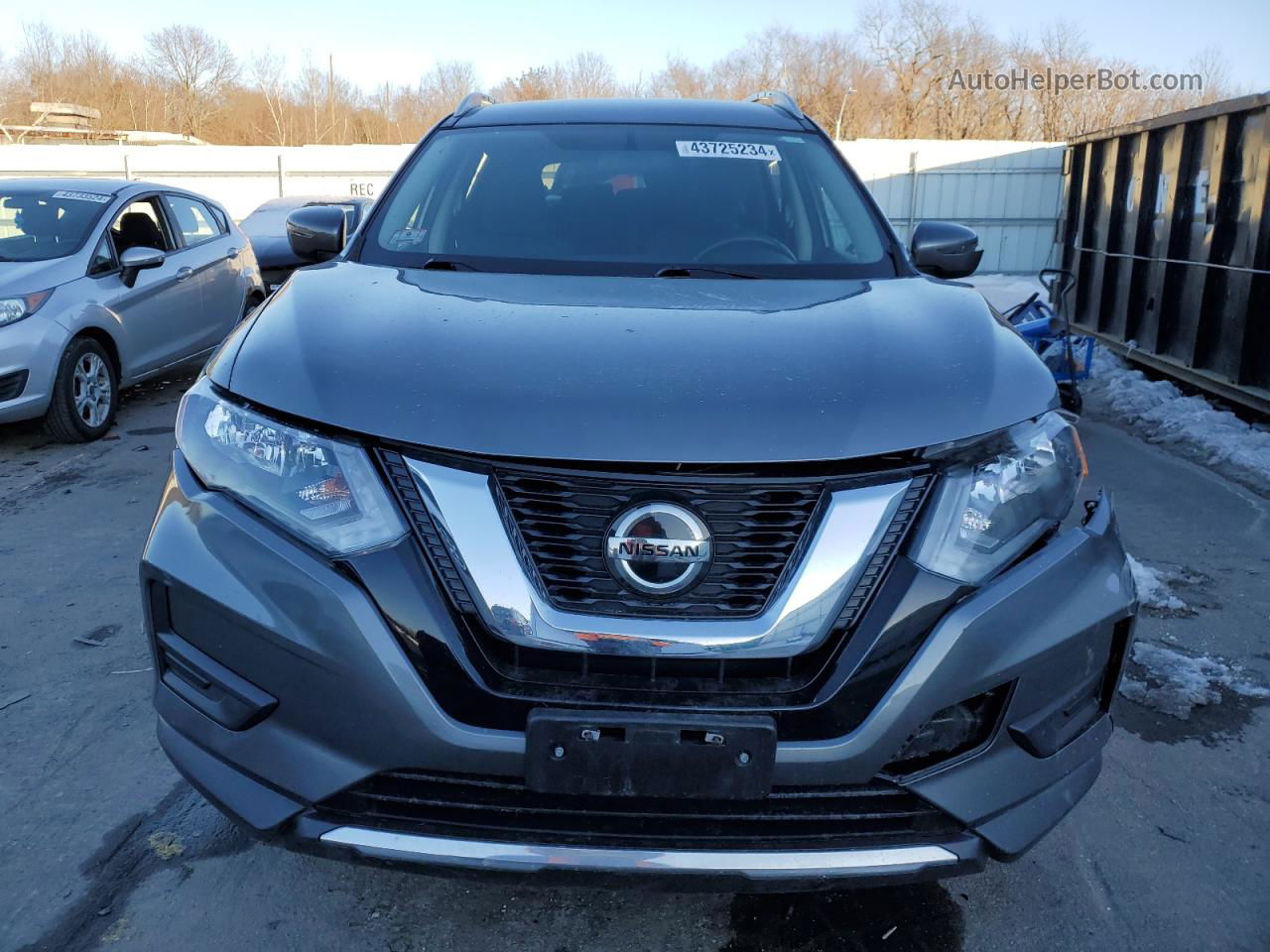 2018 Nissan Rogue S Gray vin: 5N1AT2MV5JC817277