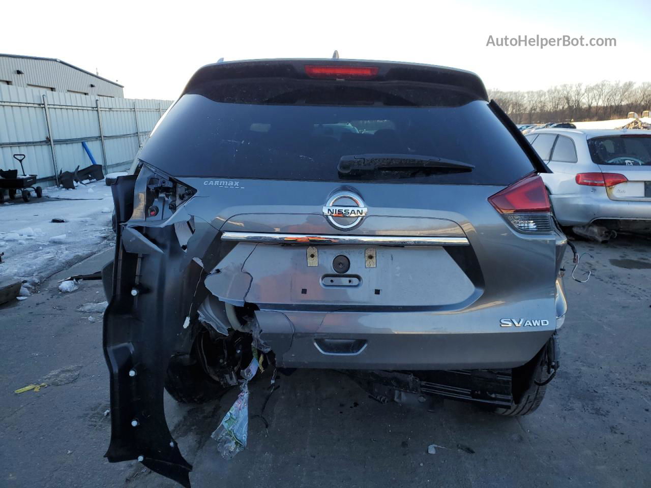 2018 Nissan Rogue S Серый vin: 5N1AT2MV5JC817277