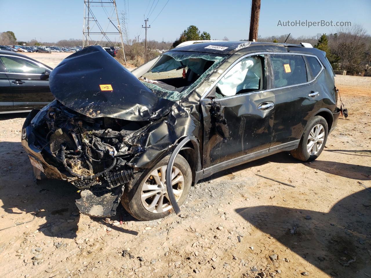 2016 Nissan Rogue S Green vin: 5N1AT2MV6GC924525