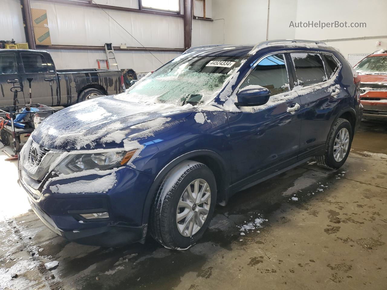 2018 Nissan Rogue S Blue vin: 5N1AT2MV6JC706236