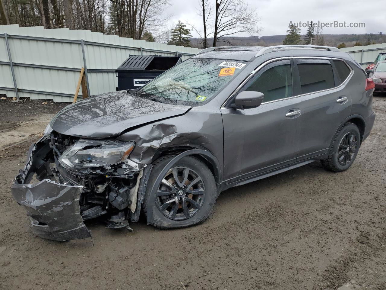 2018 Nissan Rogue S Silver vin: 5N1AT2MV6JC773886