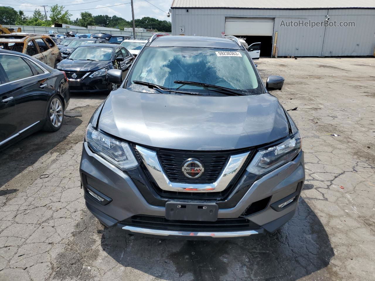 2018 Nissan Rogue S Gray vin: 5N1AT2MV6JC803341