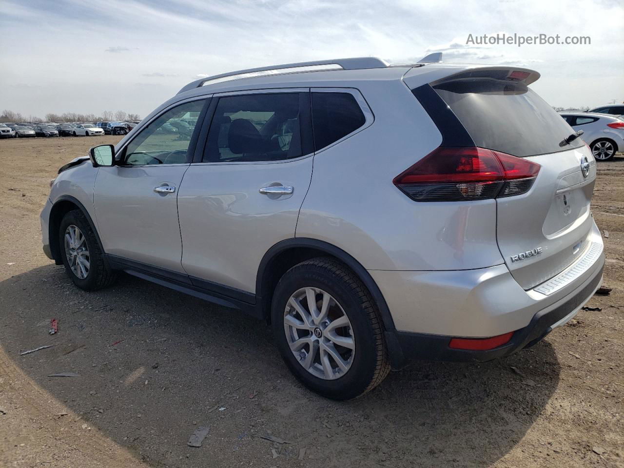 2018 Nissan Rogue S Silver vin: 5N1AT2MV6JC832967