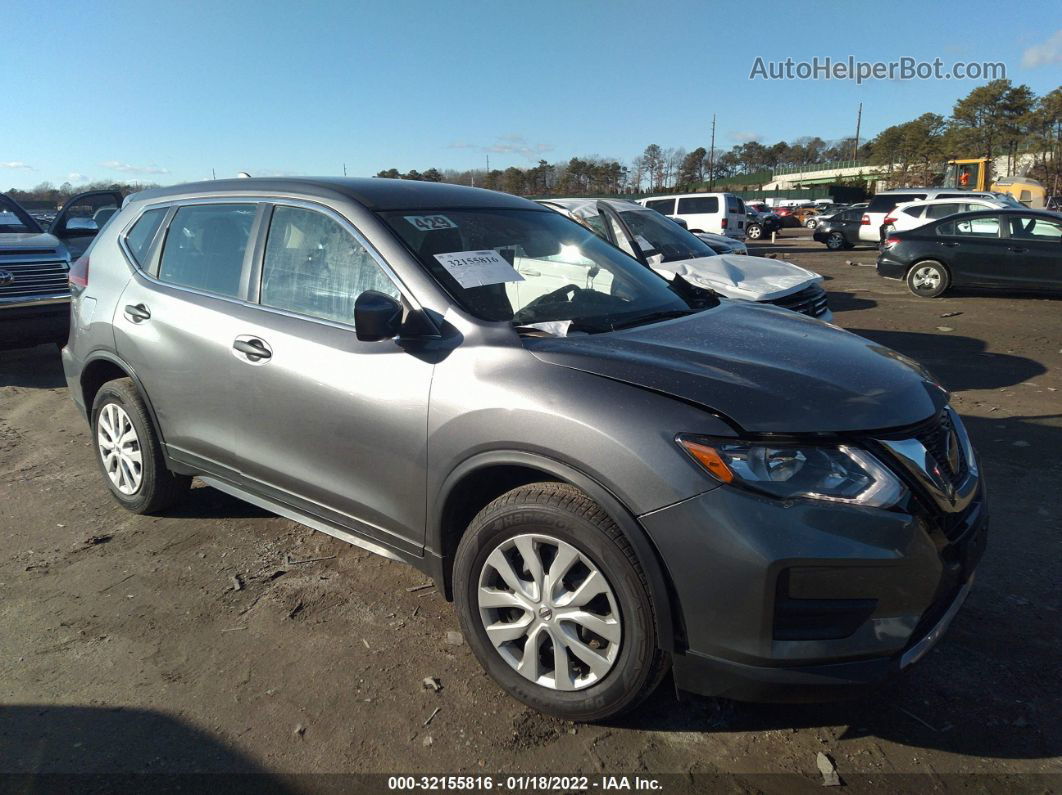 2019 Nissan Rogue S Серый vin: 5N1AT2MV6KC830329