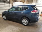 2016 Nissan Rogue S Синий vin: 5N1AT2MV7GC737925