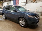 2016 Nissan Rogue S Синий vin: 5N1AT2MV7GC737925