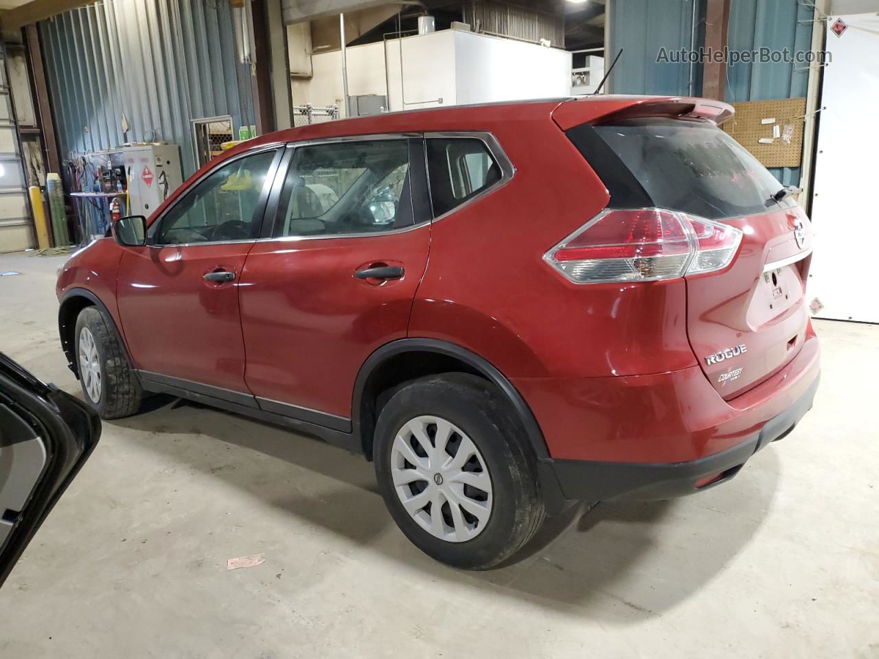 2016 Nissan Rogue S Red vin: 5N1AT2MV7GC917180