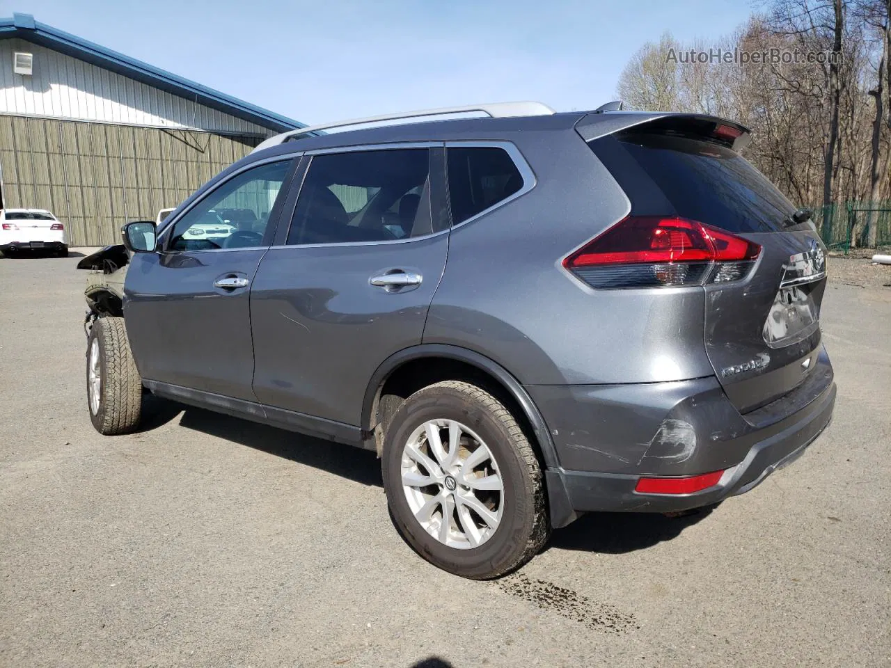 2018 Nissan Rogue S Gray vin: 5N1AT2MV7JC765585