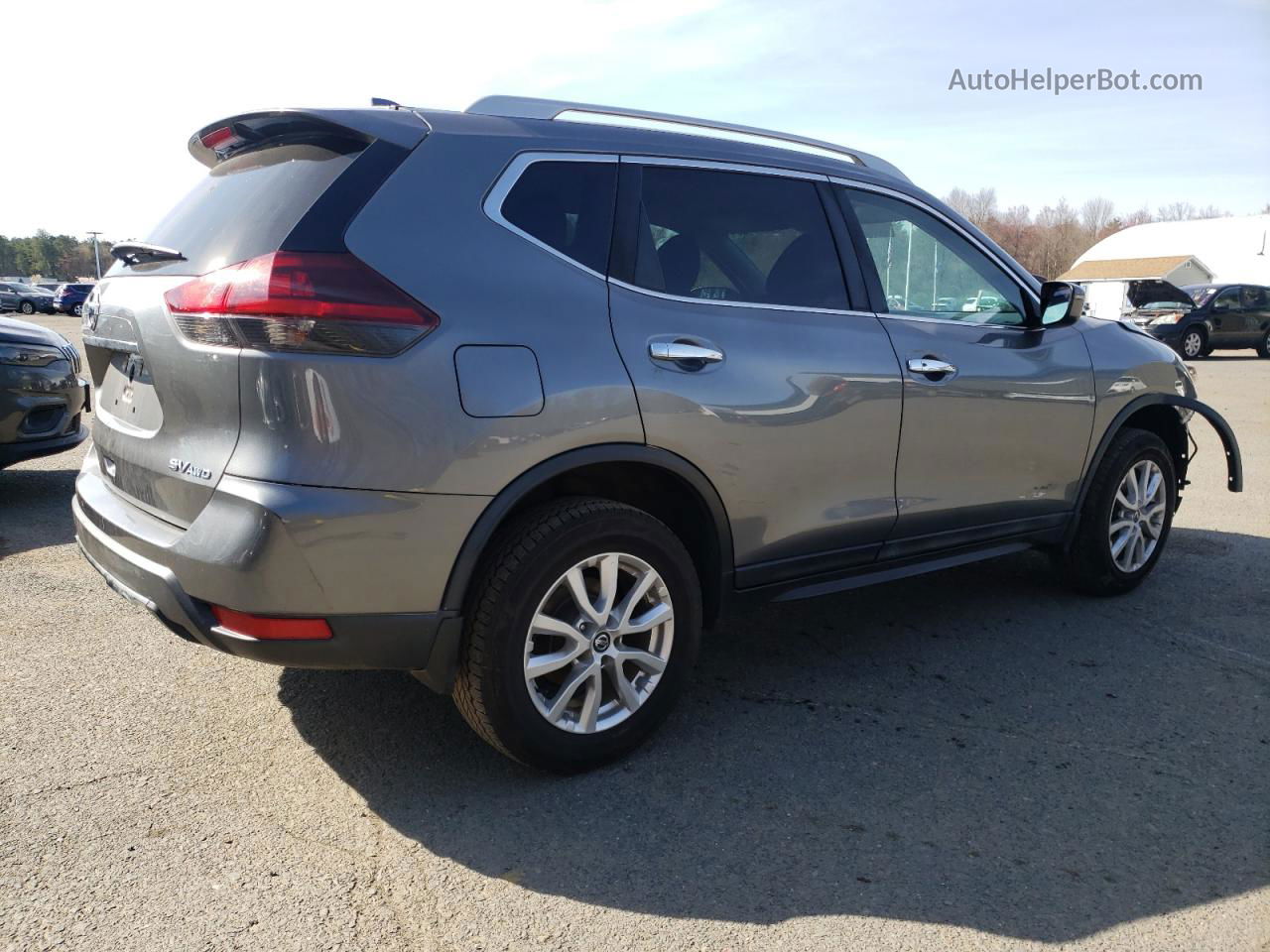 2018 Nissan Rogue S Gray vin: 5N1AT2MV7JC765585