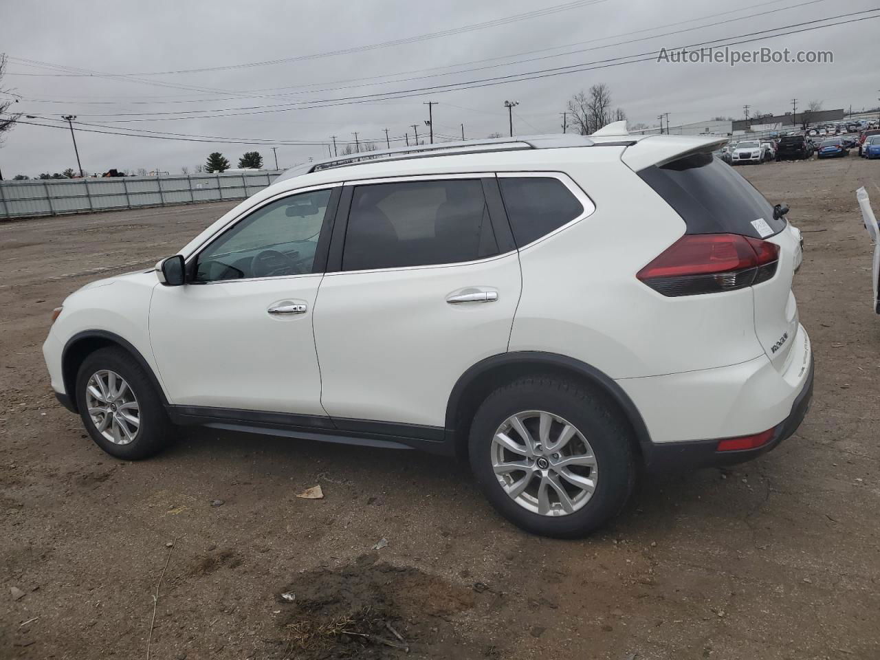 2018 Nissan Rogue S White vin: 5N1AT2MV7JC800691