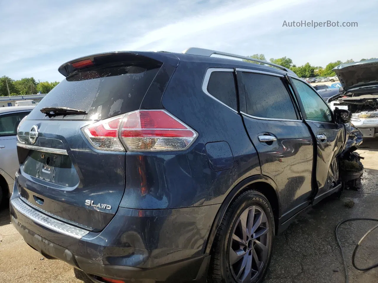 2016 Nissan Rogue S Teal vin: 5N1AT2MV8GC829805