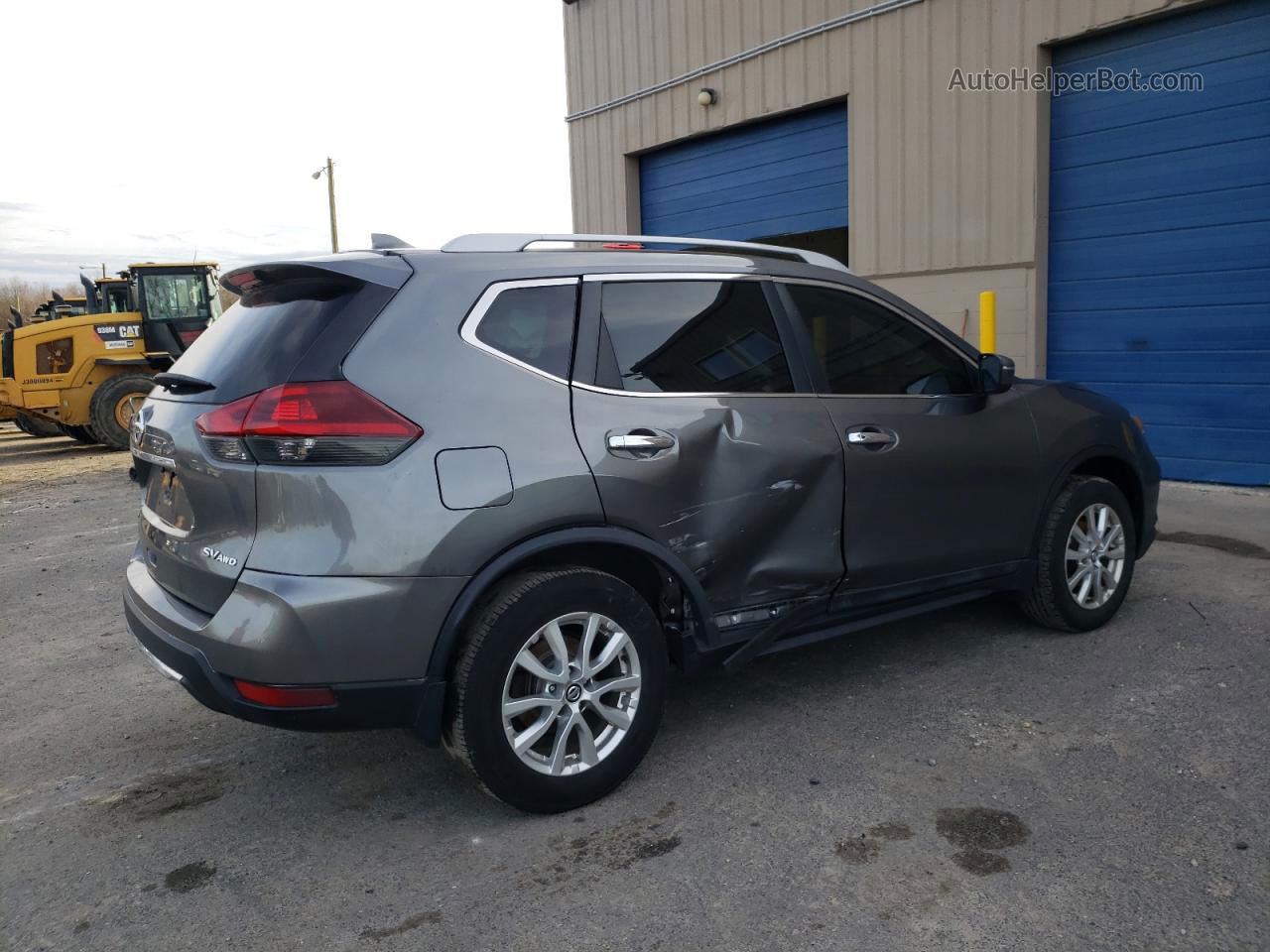 2018 Nissan Rogue S Серый vin: 5N1AT2MV8JC770293