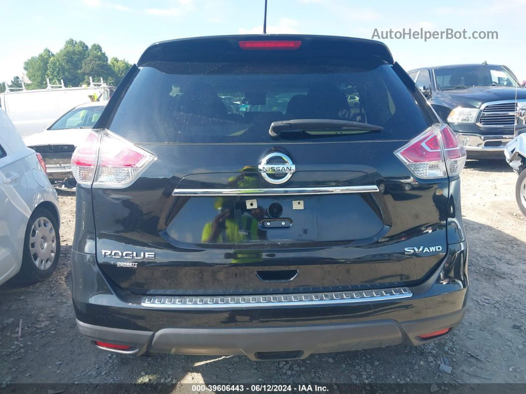 2016 Nissan Rogue Sv Black vin: 5N1AT2MV9GC856978