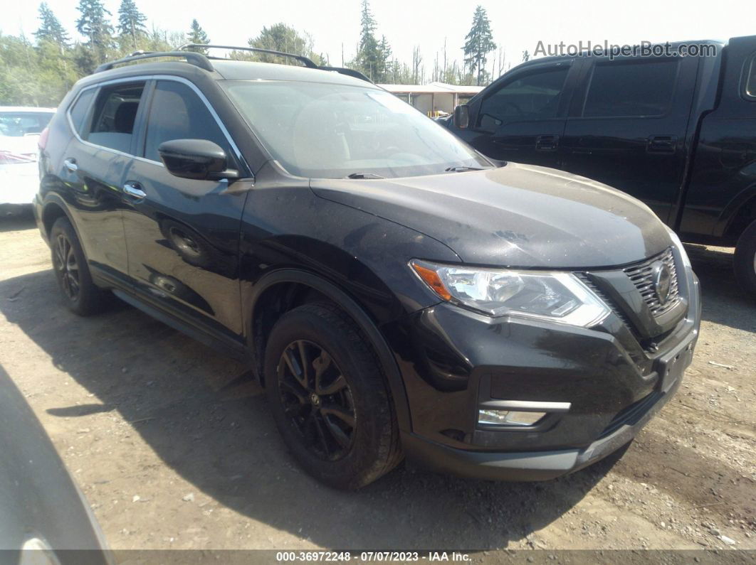 2018 Nissan Rogue Sv Black vin: 5N1AT2MV9JC775597