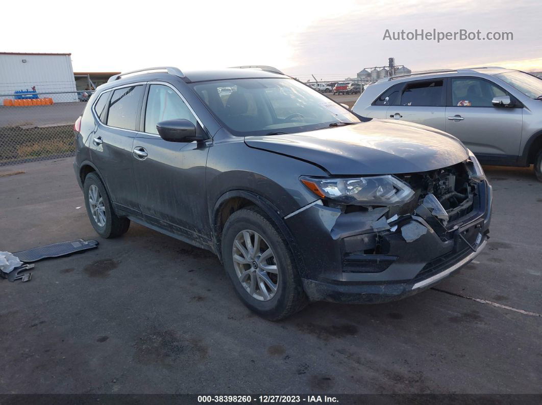 2018 Nissan Rogue Sv Gray vin: 5N1AT2MV9JC814401