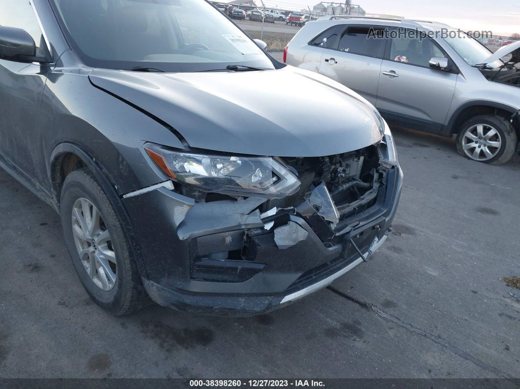 2018 Nissan Rogue Sv Gray vin: 5N1AT2MV9JC814401