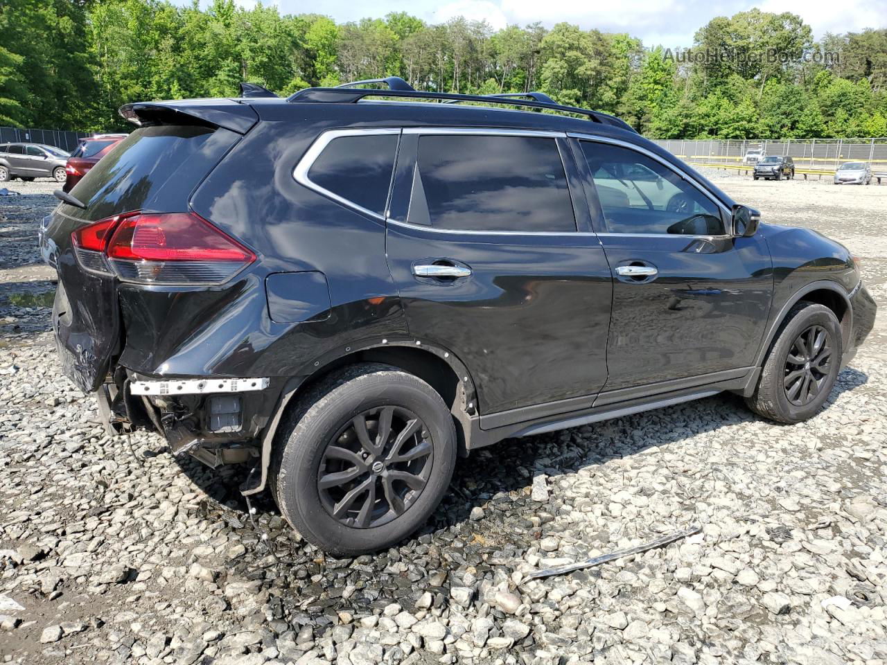 2018 Nissan Rogue S Black vin: 5N1AT2MV9JC844448