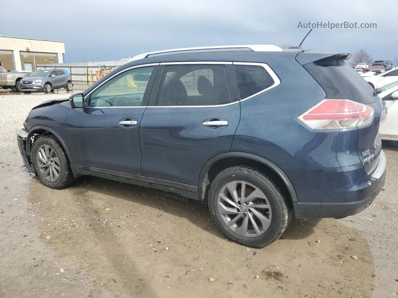 2016 Nissan Rogue S Серый vin: 5N1AT2MVXGC749454