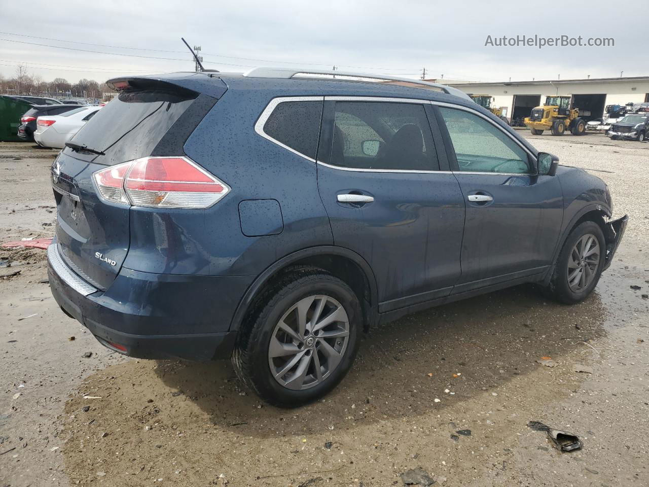 2016 Nissan Rogue S Серый vin: 5N1AT2MVXGC749454