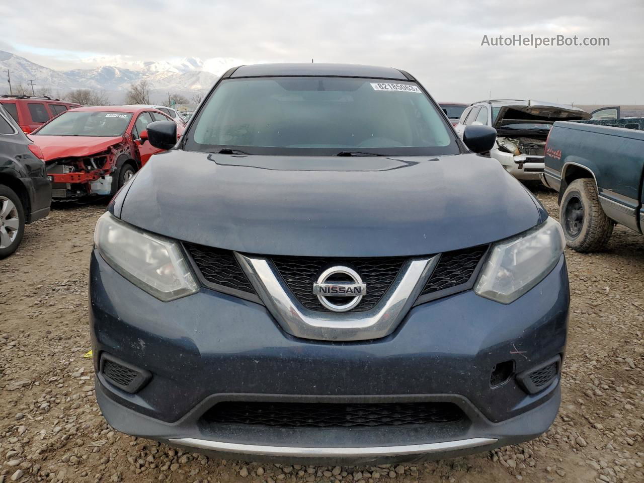 2016 Nissan Rogue S Black vin: 5N1AT2MVXGC808308