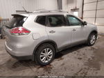 2016 Nissan Rogue Sv Silver vin: 5N1AT2MVXGC876883