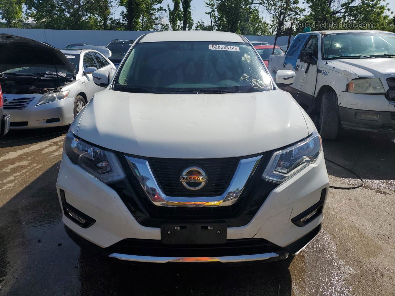 2018 Nissan Rogue S White vin: 5N1AT2MVXJC726697