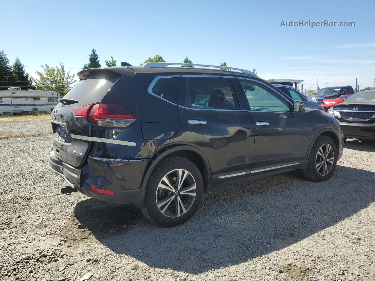 2018 Nissan Rogue S Black vin: 5N1AT2MVXJC739420