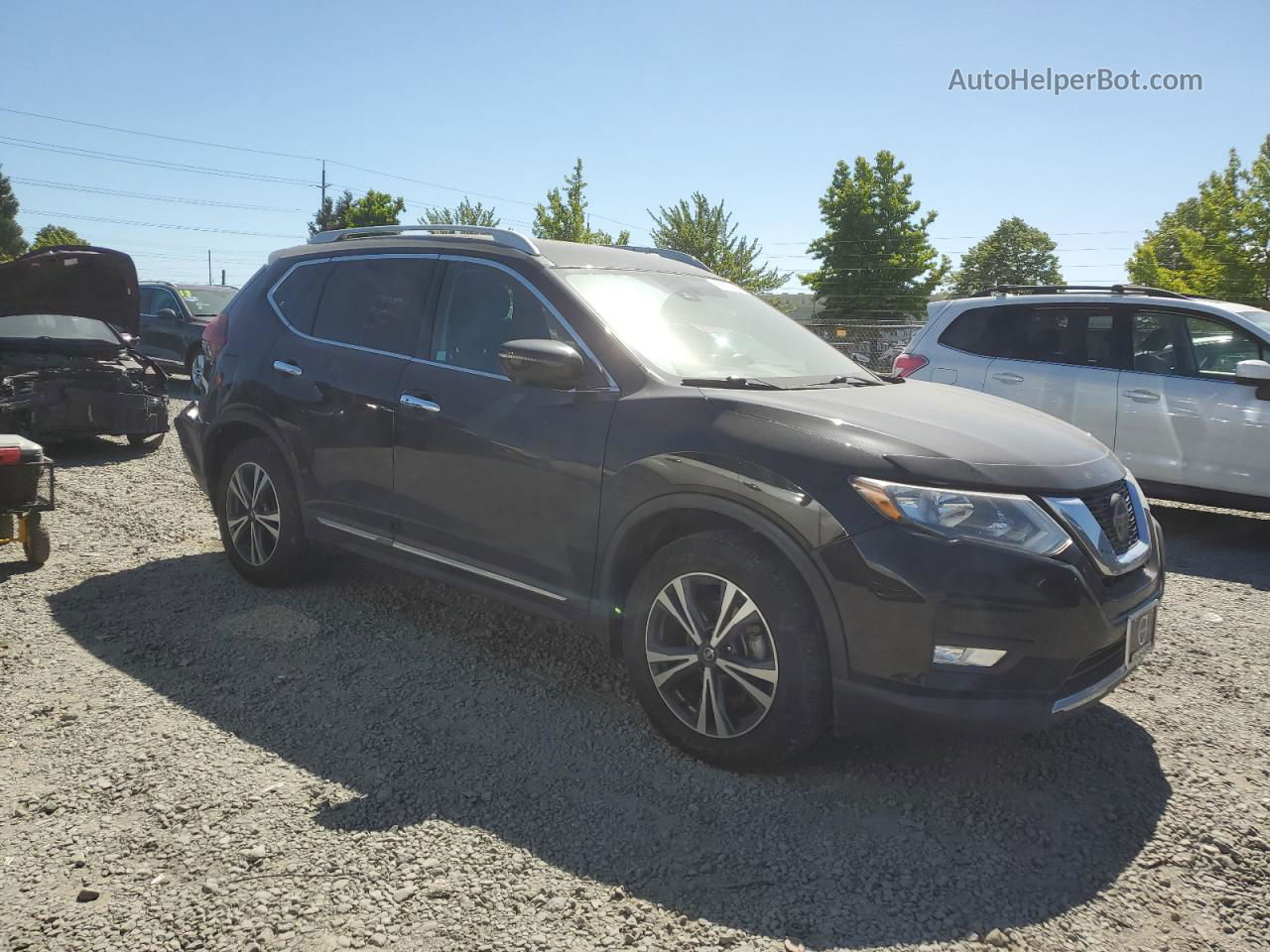 2018 Nissan Rogue S Black vin: 5N1AT2MVXJC739420