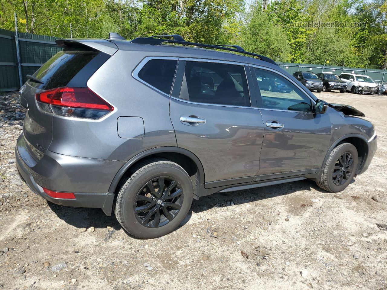 2018 Nissan Rogue S Gray vin: 5N1AT2MVXJC758694