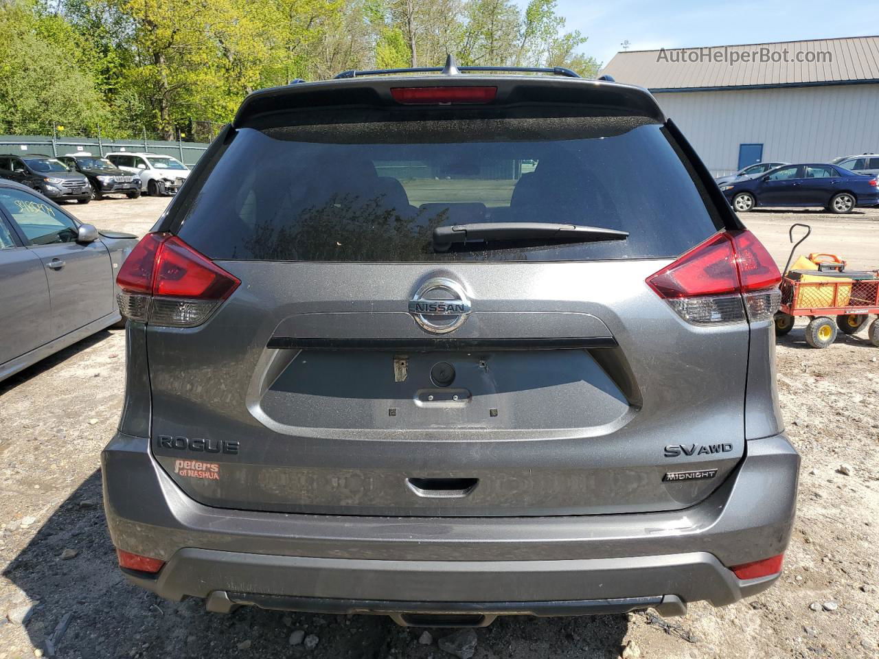 2018 Nissan Rogue S Gray vin: 5N1AT2MVXJC758694