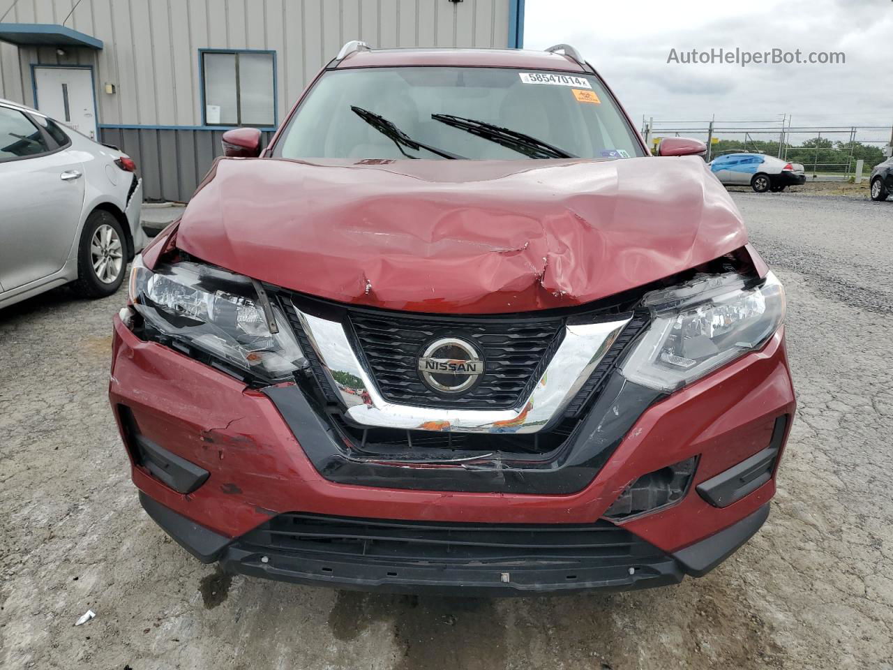 2018 Nissan Rogue S Красный vin: 5N1AT2MVXJC840683