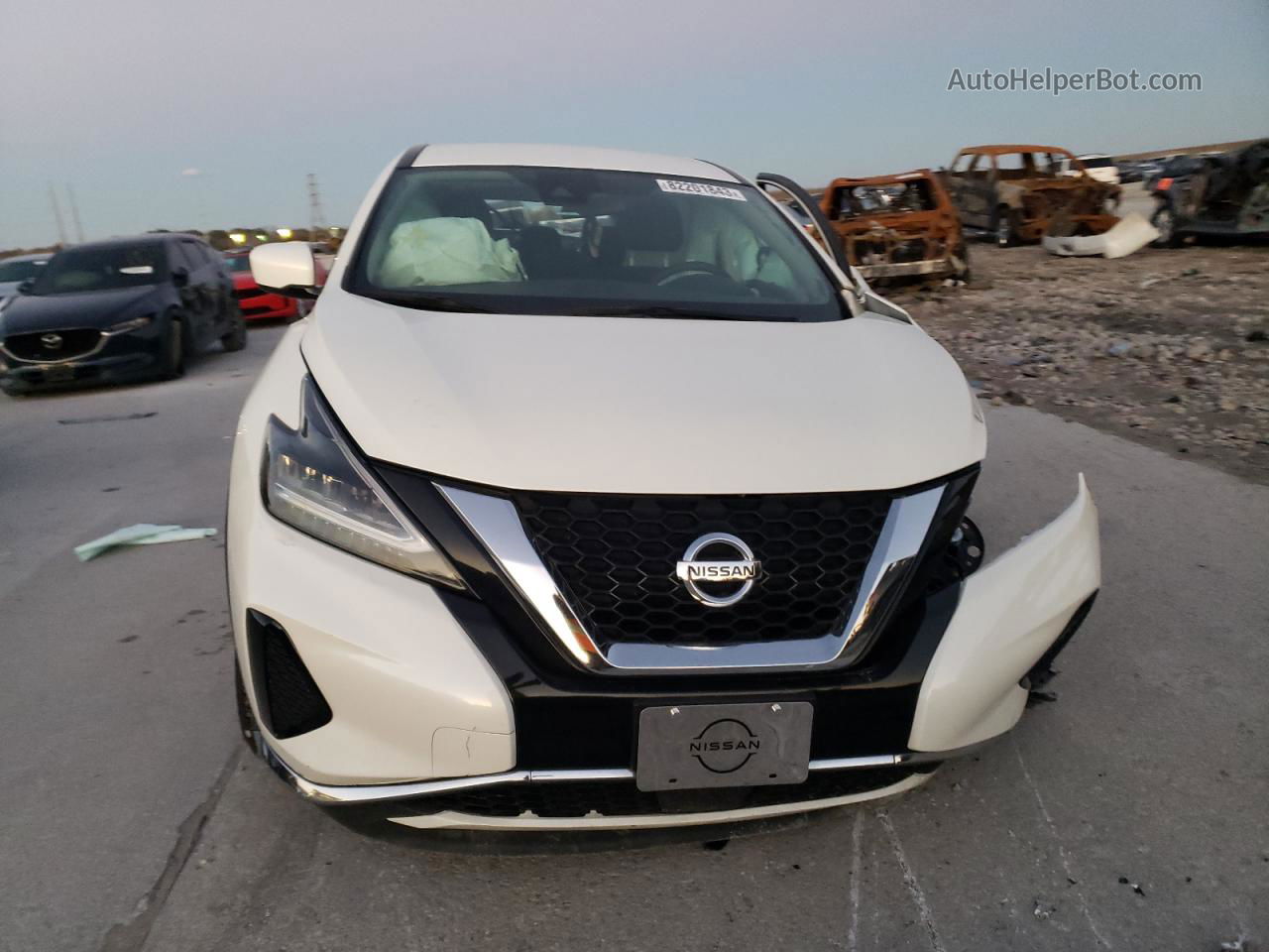 2021 Nissan Murano S Белый vin: 5N1AZ2AJ0MC130583