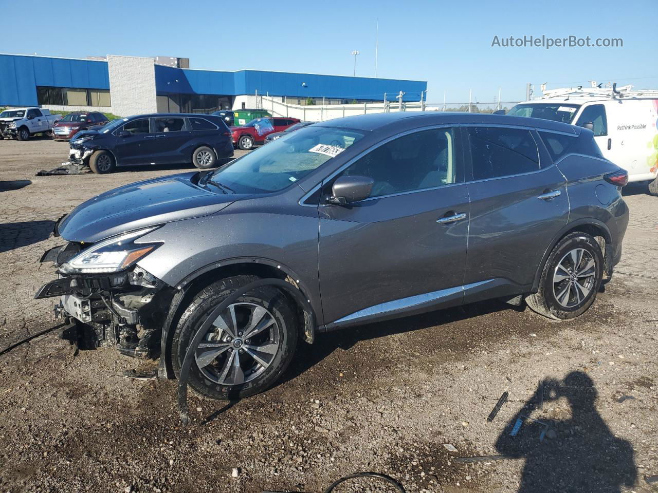 2021 Nissan Murano S Gray vin: 5N1AZ2AJ1MC103442