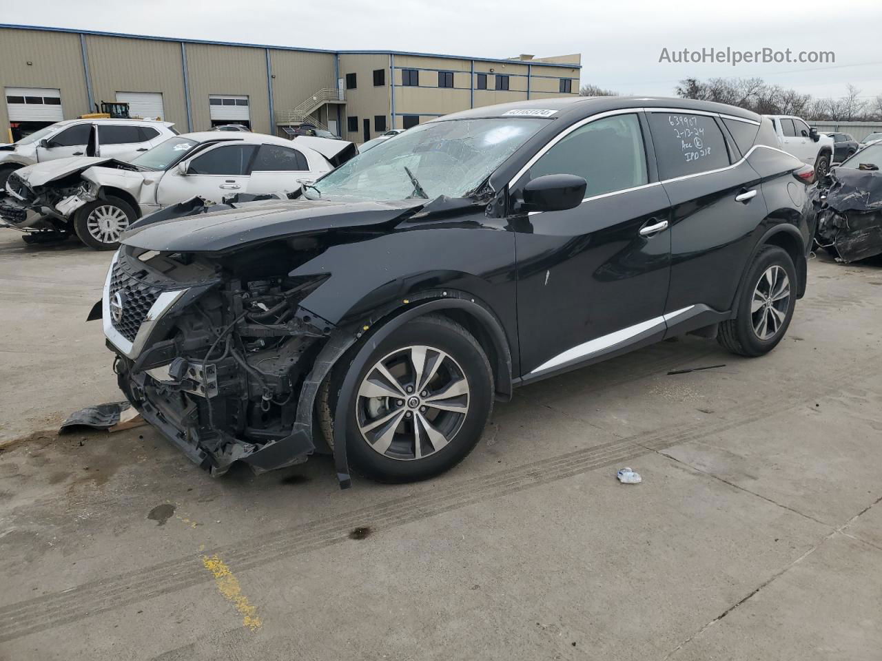 2021 Nissan Murano S Black vin: 5N1AZ2AJ6MC114937