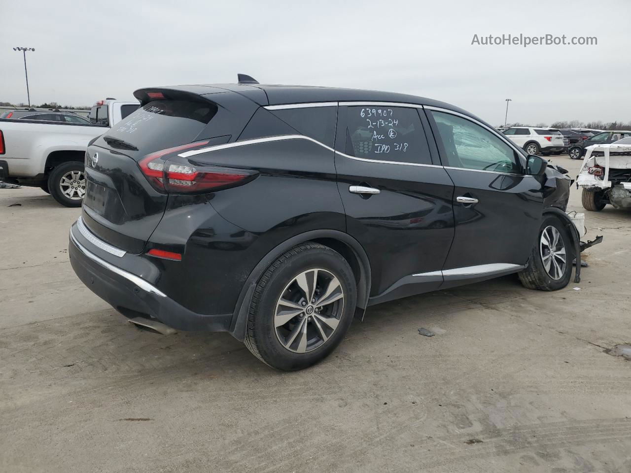 2021 Nissan Murano S Black vin: 5N1AZ2AJ6MC114937