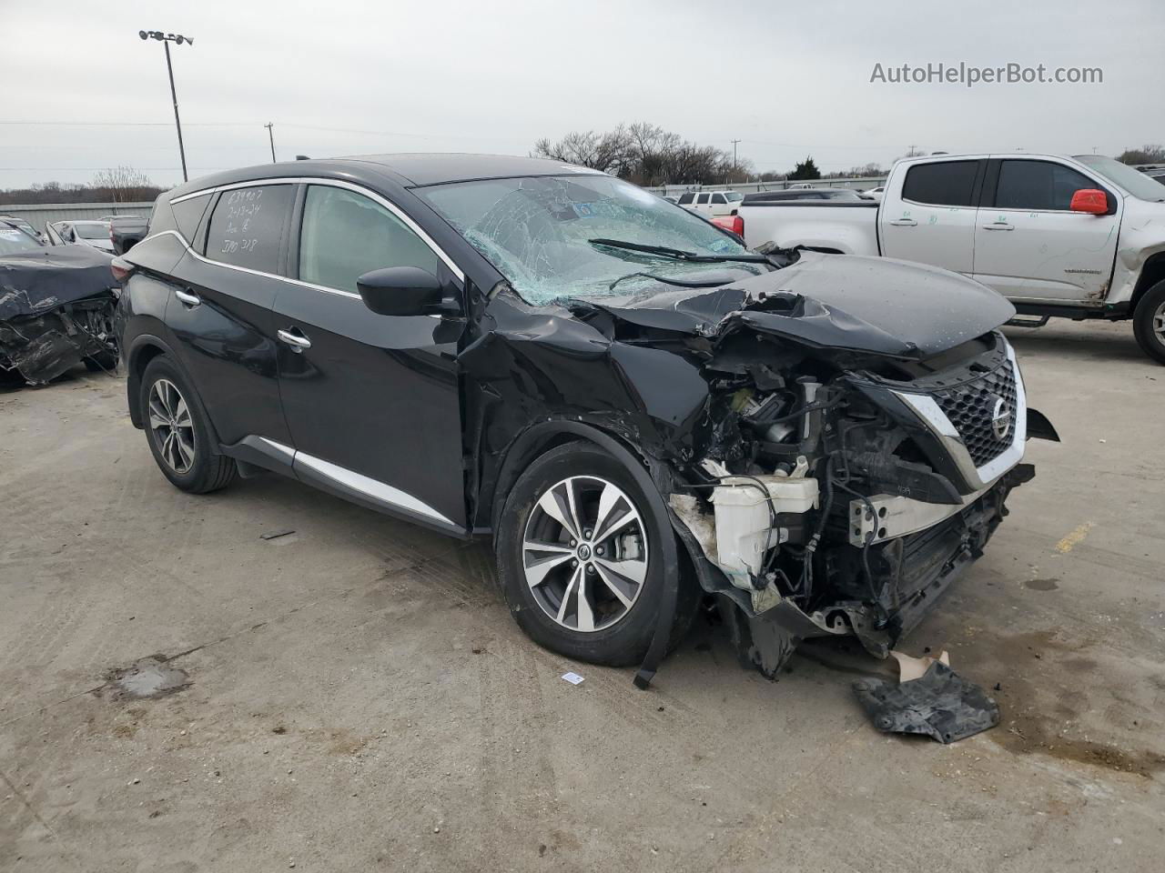 2021 Nissan Murano S Black vin: 5N1AZ2AJ6MC114937