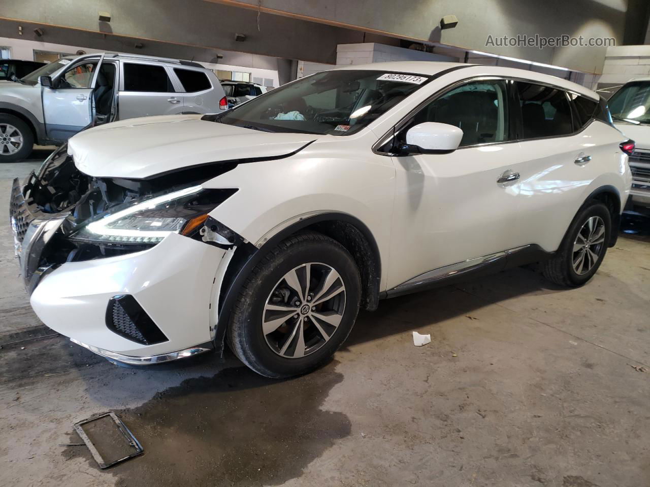 2021 Nissan Murano S White vin: 5N1AZ2AJ6MC121547