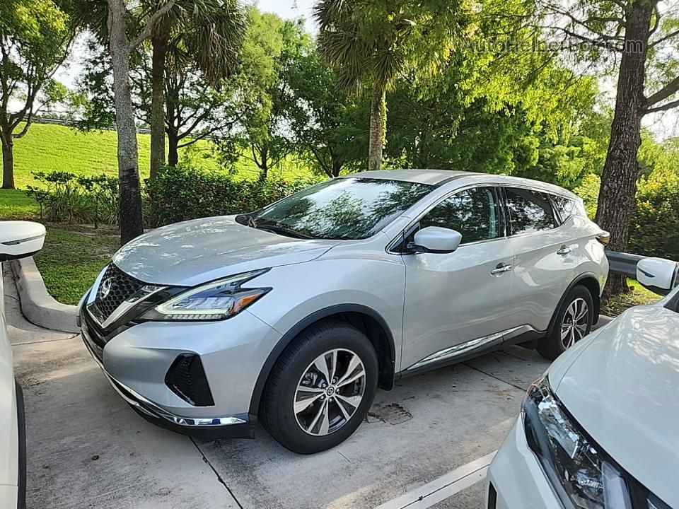 2021 Nissan Murano S Silver vin: 5N1AZ2AJ6MC121936