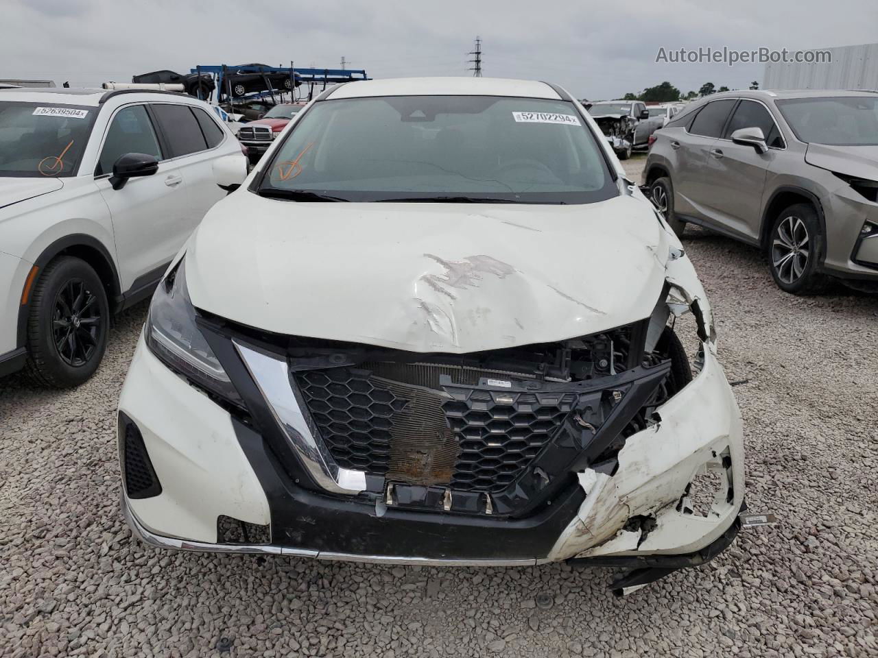 2021 Nissan Murano S White vin: 5N1AZ2AJ7MC118527