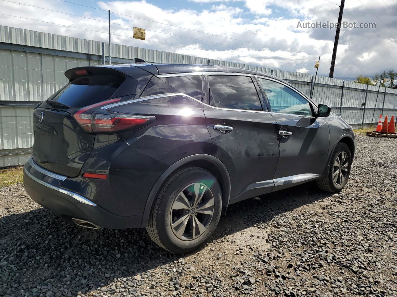 2021 Nissan Murano S Черный vin: 5N1AZ2AJ7MC120889