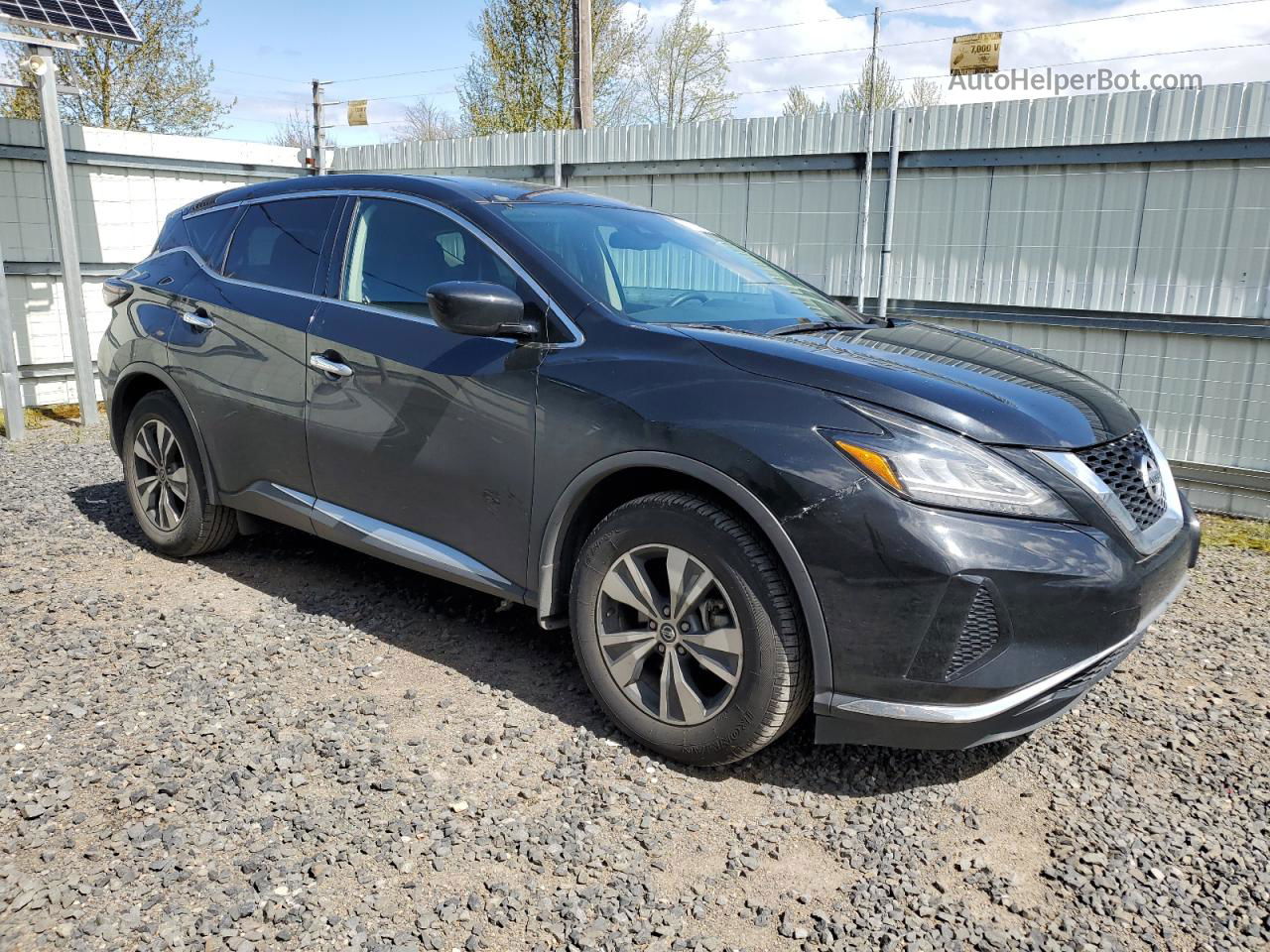 2021 Nissan Murano S Black vin: 5N1AZ2AJ7MC120889