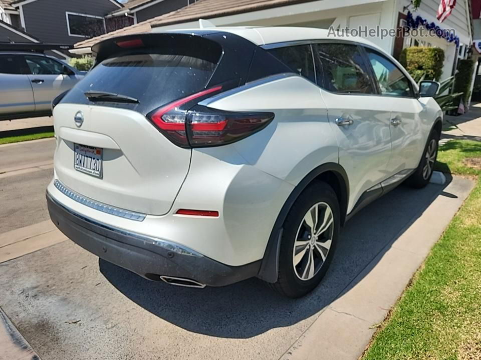 2021 Nissan Murano S White vin: 5N1AZ2AJ8MC113921